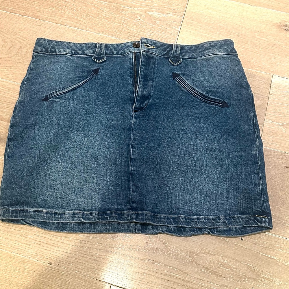 Tecovas Dark Blue Mini Skirt